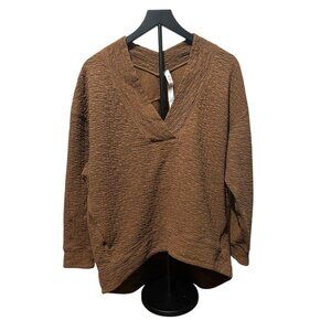 Lululemon Rippled V-Neck Pullover